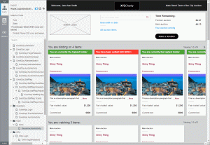 Fundraising management apps: Guest app kiosk view